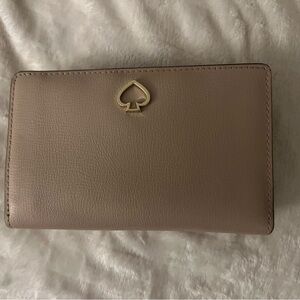 Kate Spade, mini wallet, cream and pink.